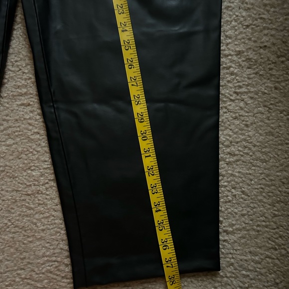Zara - Faux Leather Pants - Picture 4 of 7
